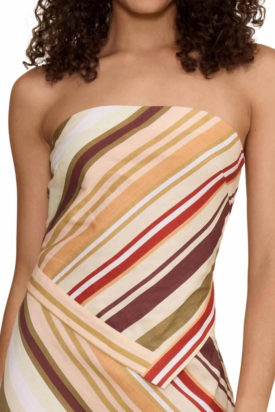 NEW LUCY PARIS kenzie scarf top in multi